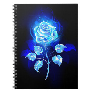 Cuaderno Rosa azul en llamas