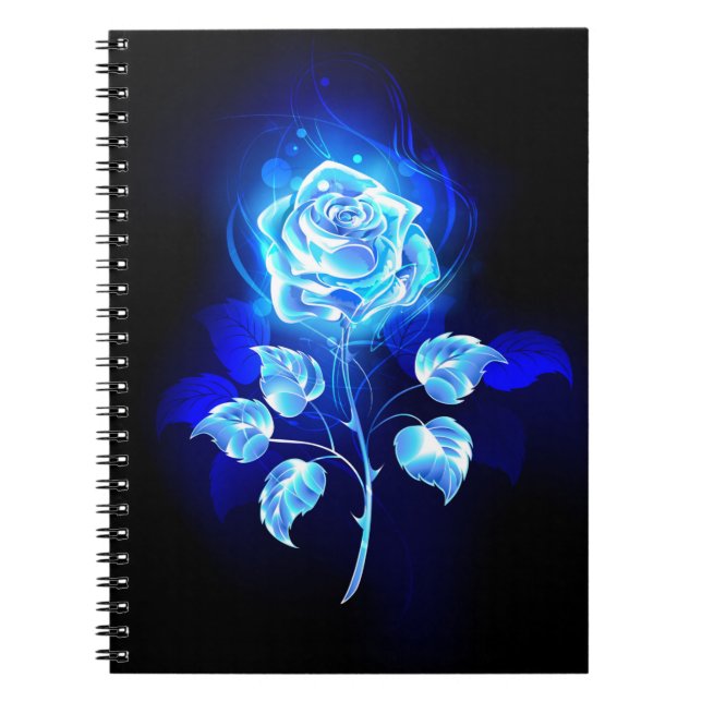 Cuaderno Rosa azul en llamas (Frente)