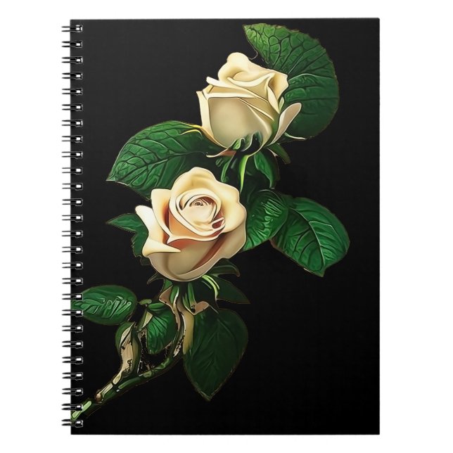 Cuaderno Rosa blanca (Frente)