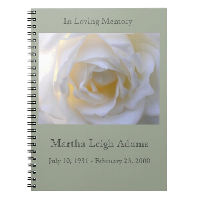 Cuaderno Rosa blanco (Frente)