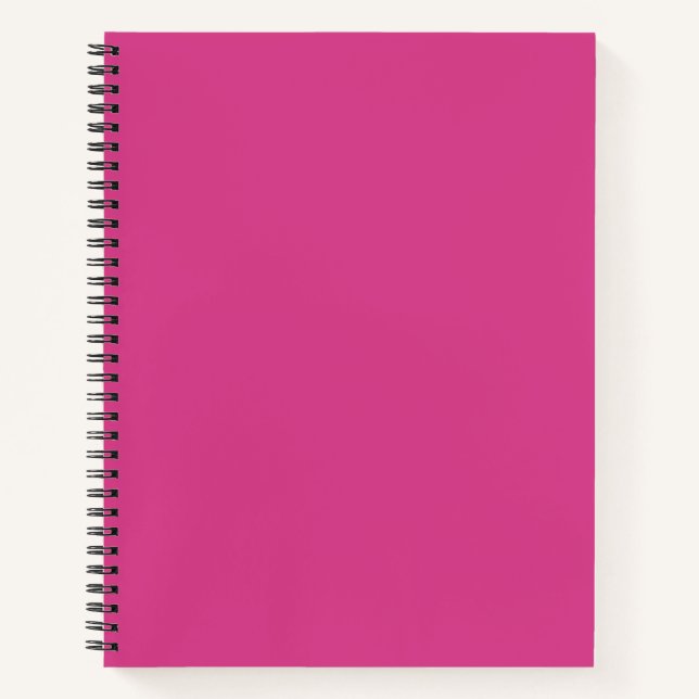 Cuaderno Rosa caliente (Anverso)