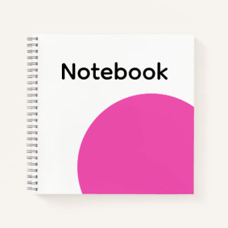 Cuaderno Rosa Caliente Minimalista