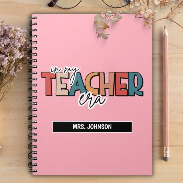 Cuaderno Rosa Claro en mi era de maestra cita (Subido por el creador)