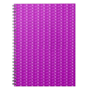Cuaderno rosa con purpurina