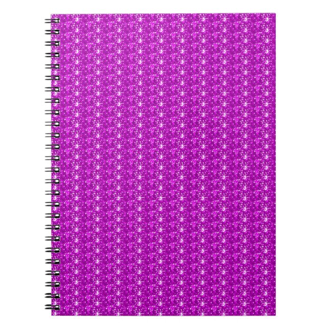Cuaderno rosa con purpurina (Frente)