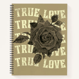 Cuaderno Rosa de amor verdadero El día de San Valentín romá
