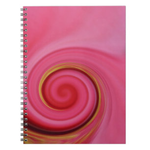 Cuaderno rosa de caramelo