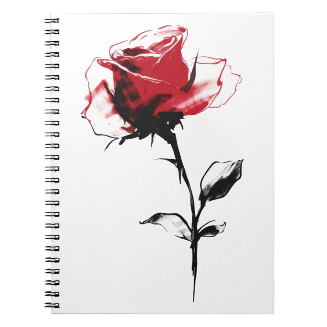 Cuaderno Rosa de color rojo (Frente)