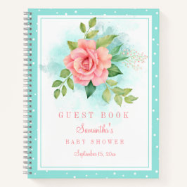 Cuaderno Rosa de color rosa turquesa ocre ocmbre