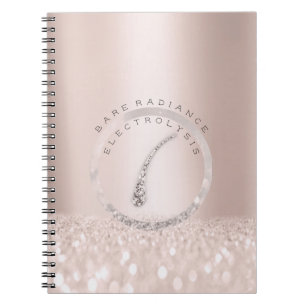 Cuaderno Rosa de desmontaje del pelo de electrolisis Purpur