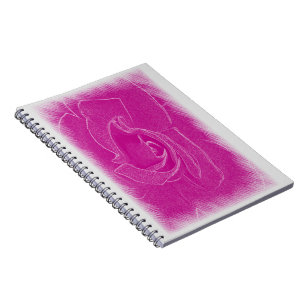 Cuaderno Rosa de encaje magenta