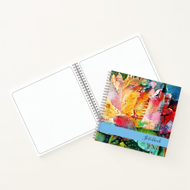 Cuaderno Rosa de flores (Interior)