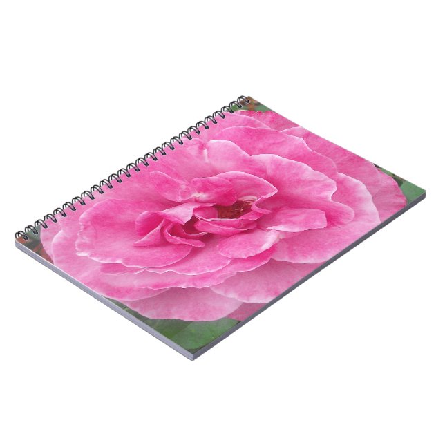 Cuaderno Rosa de jardín rosado (Lado Izquierdo)