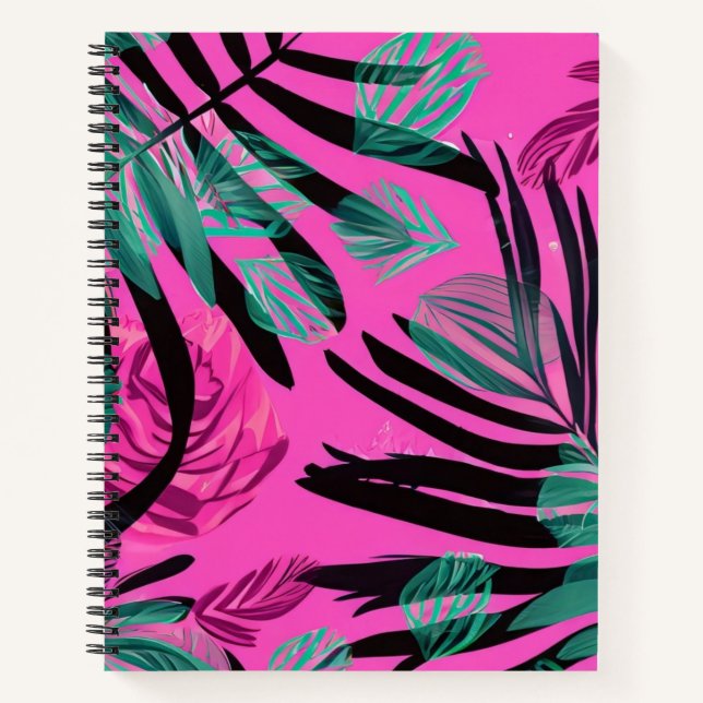 Cuaderno Rosa de la jungla (Anverso)