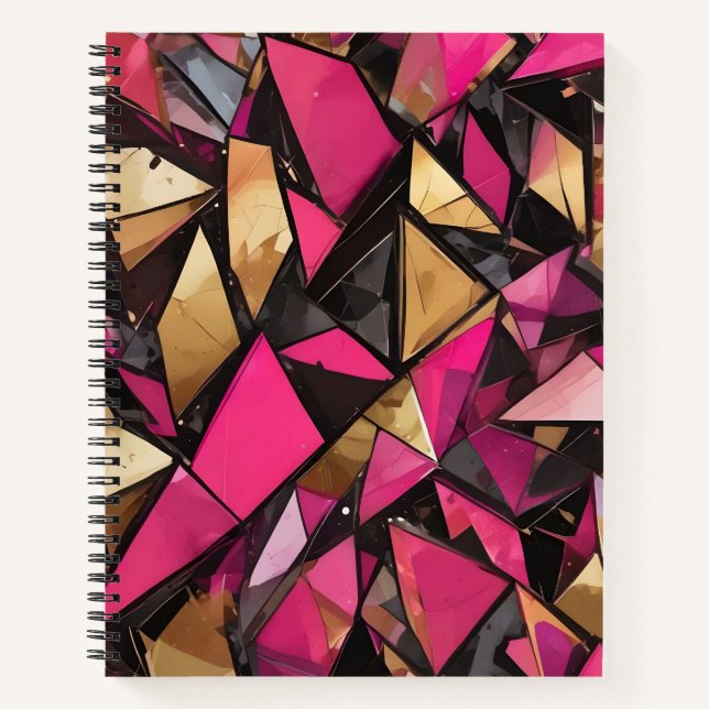 Cuaderno Rosa de la Noche: Fragmentos de Lujo (Anverso)