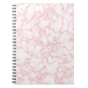 Cuaderno rosa de mármol