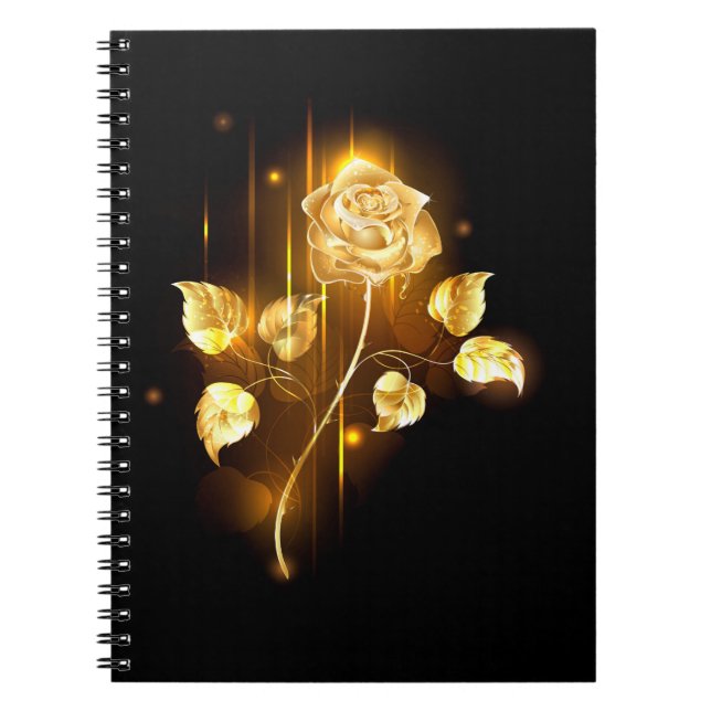 Cuaderno Rosa de oro (rosa de oro) (Frente)