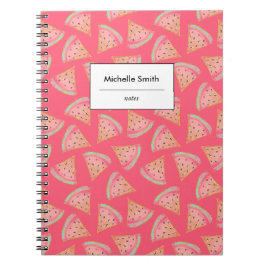 Cuaderno Rosa de sandía personalizada