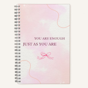 cuaderno rosa, diario lindo, papelería kawaii