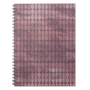 Cuaderno Rosa Dorado Glamuroso con Holograma y Art Deco Lav