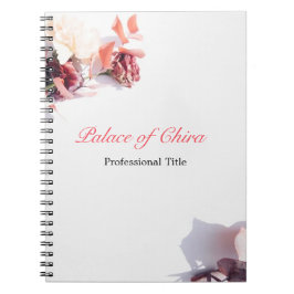 Cuaderno Rosa floral