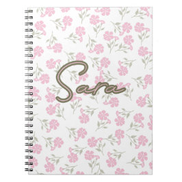 Cuaderno Rosa floral AOP