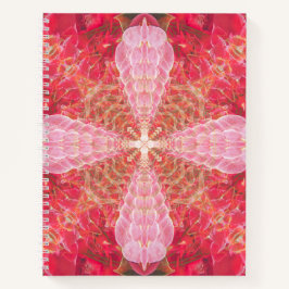 Cuaderno Rosa fractal - portátil