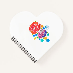 Cuaderno Rosa Garden Hamsa Art