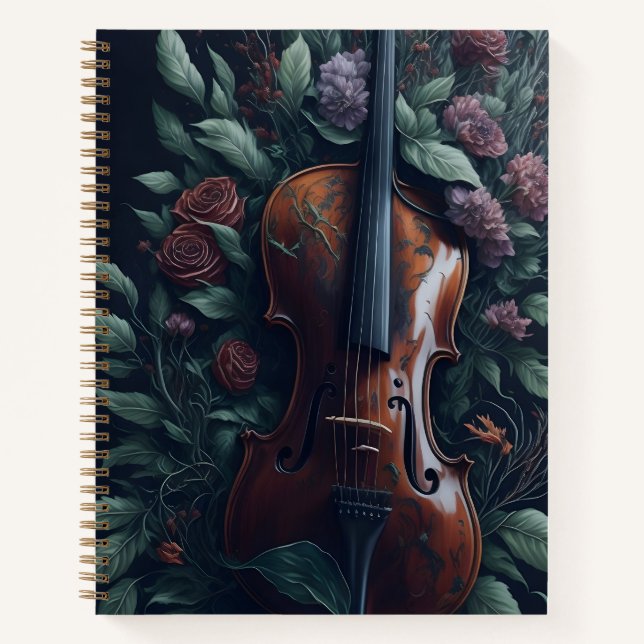Cuaderno Rosa Gótic Violin (Anverso)