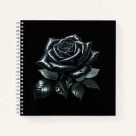 Cuaderno Rosa Gótica Negra