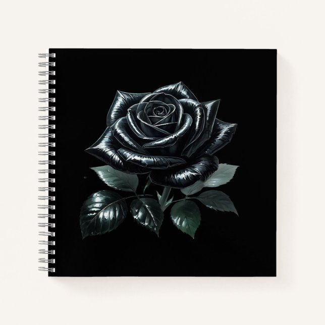 Cuaderno Rosa Gótica Negra (Anverso)