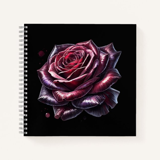 Cuaderno Rosa gótica roja (Anverso)