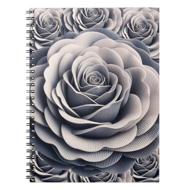 Cuaderno Rosa gris etéreo (Frente)