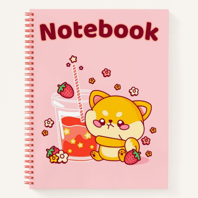 Cuaderno 🧡 rosa kawaii 💗 ✨ (Anverso)