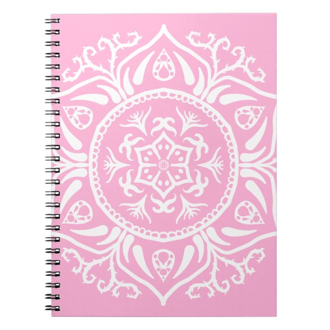 Cuaderno Rosa Mandala (Frente)