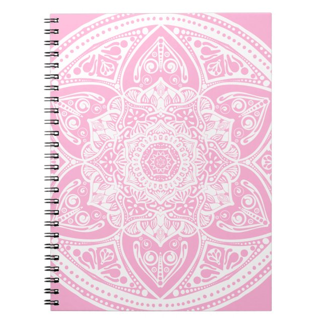 Cuaderno Rosa Mandala (Frente)