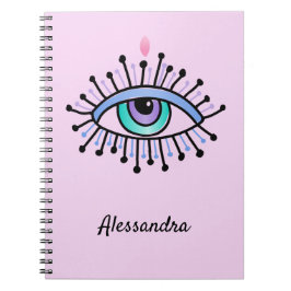 Cuaderno Rosa místico de la luz ocular de todo ver