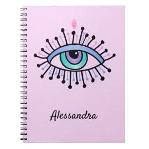 Cuaderno Rosa místico de la luz ocular de todo ver 
