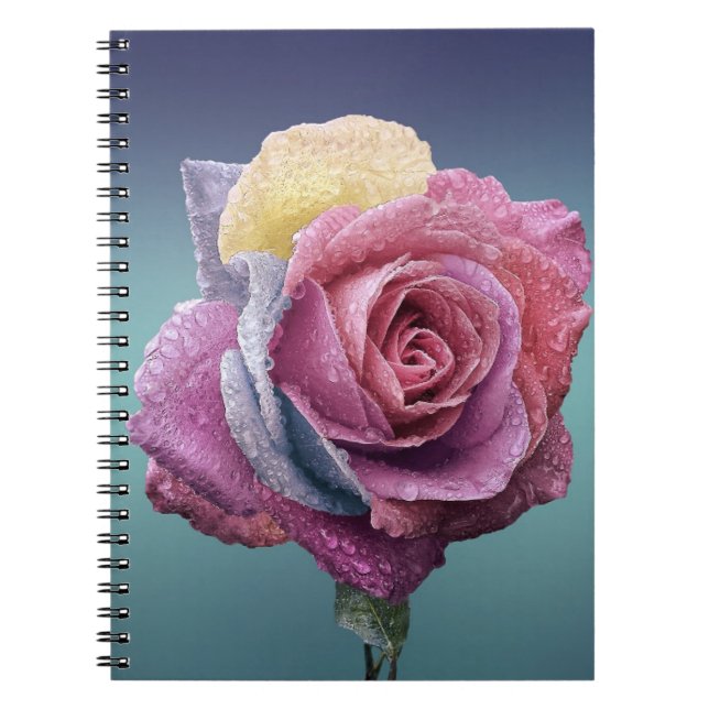 Cuaderno Rosa multicolor (Frente)