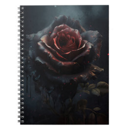 Cuaderno Rosa negra y roja