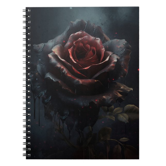Cuaderno Rosa negra y roja (Frente)