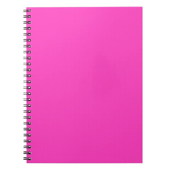 Cuaderno Rosa neón (Frente)