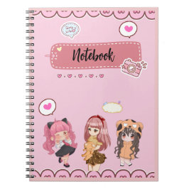 Cuaderno Rosa Niña Bonita