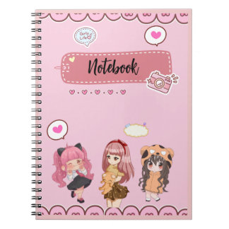 Cuaderno Rosa Niña Bonita
