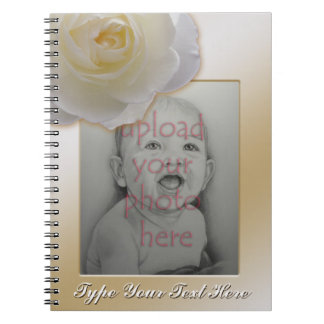 Cuaderno Rosa personaliza libro romántico de rosa 