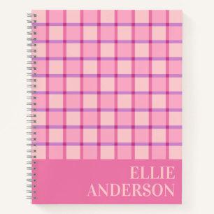 Cuaderno Rosa Purpura Personalizada de Damas Modernas