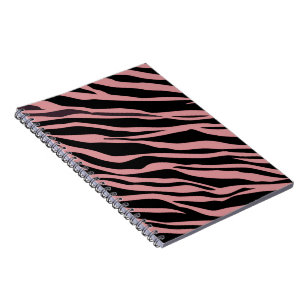 Cuaderno Rosa Rayada Cebra Rosa