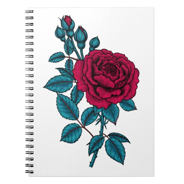 Cuaderno Rosa roja (Frente)