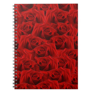 Cuaderno Rosa Rojo Romántico