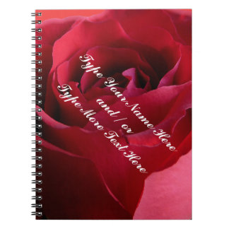 Cuaderno Rosa romántico personalizado para portátil Rosa